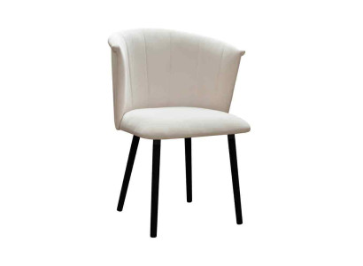 Chaise 4x Salle à manger TV Chaise Rembourrée Lounge Club Siège Fauteuil en Tissu Ensemble